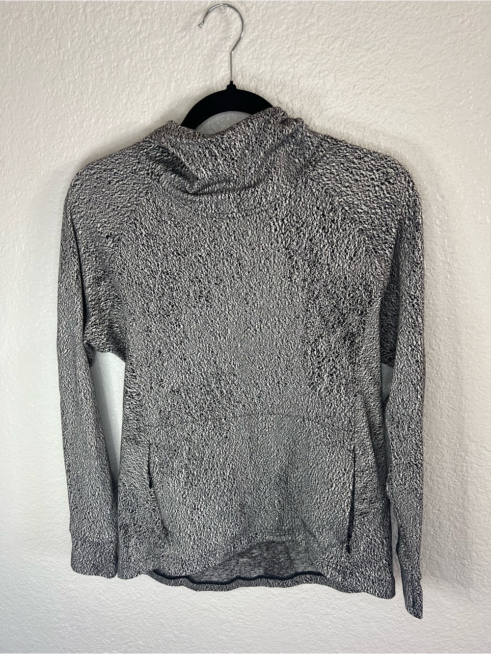 lululemon athletica Heathered Gray Cowl Neck Pullover